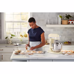 KitchenAid 5KSM70SHXEAC Planetaria con sollevamento ciotola 325 W Crema - Vista aggiuntiva 6