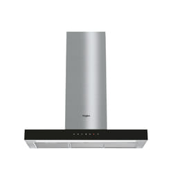 Whirlpool WHBS 92F LT K/1 Cappa aspirante a parete Nero, Acciaio inox 390 m³/h