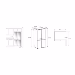 Whirlpool Frigorifero americano - WQ9 B2L EF - Vista aggiuntiva 7
