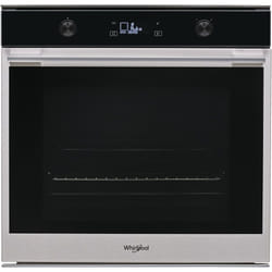 Whirlpool W7 OM5 4BS H 73 L Nero, Acciaio inox