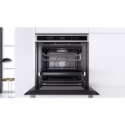 Whirlpool W6 OM4 4PBS1 P 73 L Nero, Acciaio inox