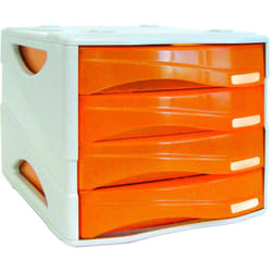 TR15P4PAR Cassettiera, Arancio - Arda
