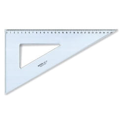 ARDA 28730MAN Triangolo a 60° Plastica Blu, Trasparente 1 pz