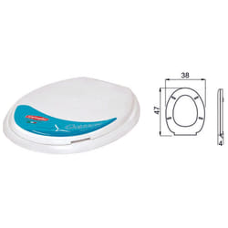 Stefanplast - Sedile Wc Gabbiano Col. Bianco cm. 47X39X4 h