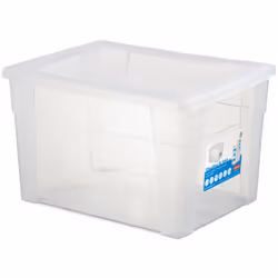 Contenitore multiuso, con chiusura a scatto, pratico e maneggevole. Visualbox Xl 13055 High 39X29Xh24- SPECIFICHE DEL PRODOTT ...