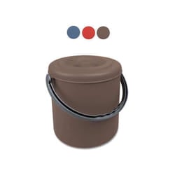Stefanplast - Pattumiera Tonda Eureka Rosso Sunset l 10