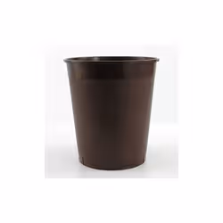 Cestino gettacarta leggero, maneggevole e facile da pulire. In plastica, colore marrone. Cestino Gettacarta Chiuso Marrone- S ...