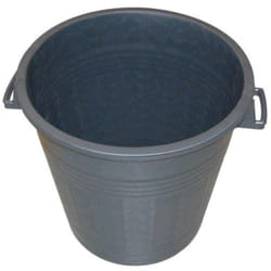 Stefanplast - Mastello Bidone Bigoncio Fondo Vivo Nero Lt 50 - Cm 45X44 - 1 Pz