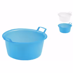 Scopri la Bacinella Tonda Stefanplast in polietilene, disponibile nei colori azzurro e bianco. Perfetta per ogni uso, con un ...