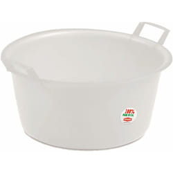 Stefanplast - Bacinella Tonda Polietilene Bia. l 20 45 Stefanpl