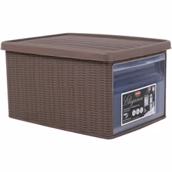 Dimensioni prodotto cm: Larghezza 29 cm Profondità 39 cm Altezza 21 Capacità: 15 lt Colore TORTORA Particolarita' coperchio s ...