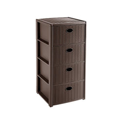 Cassettiera &#39;Elegance&#39; Cm 40X40Xh80 - Tortora