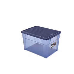 Stefanplast Scatola Elegance Multiuso XL 20lt Blu Moka, Armadietto portaoggetti, Blu, Rettangolare, Monocromatico, Universale ...
