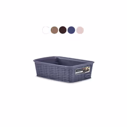Stefanplast Cesta multiuso Elegance tortora M, colore Tortora - Vista aggiuntiva 2