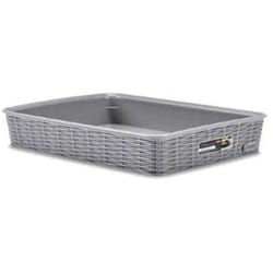 Cestino Multiuso Elegance L Grigio -35,5X26X6H