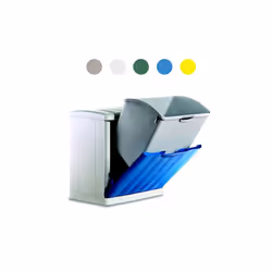Stefanplast Pattumiera per Raccolta Differenziata - Bianca - 20 l, colore Bianco - Vista aggiuntiva 2