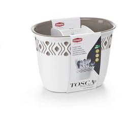 Stefanplast - Scolaposate Tosca 19,5x13,5cm in Resina Tortora
