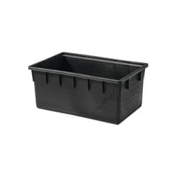 Mastello Rettangolare l 250 94X63 h 57 Nero - Stefanplast