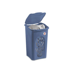 Stefanplast - Portabiancheria primavera 50lt traforato palace blue