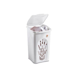 Stefanplast - Portabiancheria Primavera Traforato 50lt Bianco