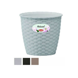 Stefanplast - Vaso Natural Tondo Tortora 24 h 23 Stefanpl