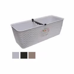 Plastica 100% biodegradabile Decoro design simil rattan Riserva acqua incorporata