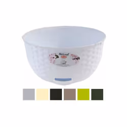 Plastica 100% biodegradabile Decoro design simil rattan Riserva acqua incorporata. Acquistalo subito da CFadda e ricevilo com ...