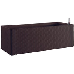 Fioriera natural deluxe moka rettangolare - cm.100x43x33h. -lt.90