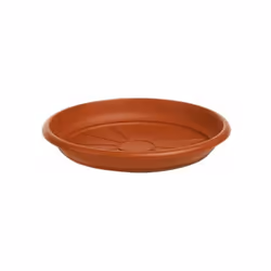 Sottovaso classico realizzato in plastica color coccio stampato per iniezione, è resistente fino alla temperatura di -20°C ed ...