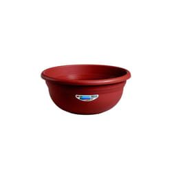 Stefanplast Vaso in Plastica - Colore Coccio - Ø 30 cm H 12 cm