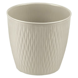 Stefanplast - Vaso in pvc Liberty Tondo 25x23 cm Bianco