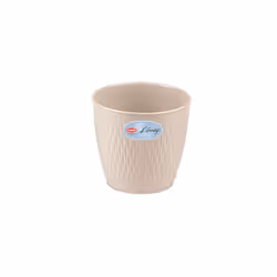 STEFANPLAST Vaso Liberty d30 TravertinoVaso Liberty da interno/esterno Ø 30 cm adatto a contenere un vaso da 27 cmØ cm 30x27h ...