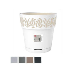 Stefanplast - Vaso Gaia Tondo Ris.Acqua Grafite 25 h 25 Stefanpl