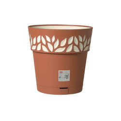 Stefanplast - Vaso Tondo 'Cloe' 15 x H.15 - Grafite/Grigio Luce