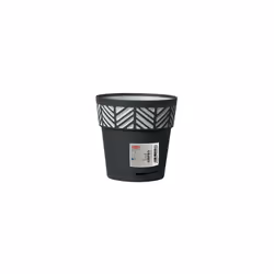 STEFANPLAST Vaso Opera Orfeo d20 GrafiteVaso Orfeo Ø 20 cm con riserva d'acqua ideale per l'utilizzo outdoor.Ø cm 20x19h Cara ...