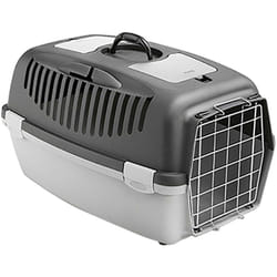 Trasportino 'Gulliver' Con Porta Grigio Chia/Scuro Cm 48 x 32 x h 31