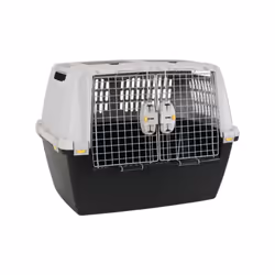 Kerbl 81340, Trasportino rigido, Trasportino per animali domestici da auto, Cane, Caricamento frontale, Nero, Monocromatico