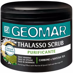 GEOMAR Thalasso Scrub Purificante 600g, Scrub per corpo, Donna, Pelle universale, Nutriente, Purificante, Levigante, Vasetto, ...