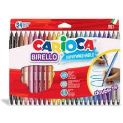 Carioca Birello marcatore Fine/Medio Multicolore 24 pz