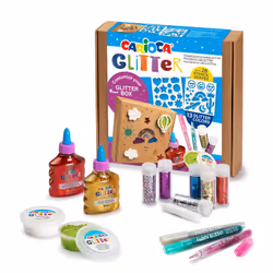 Carioca Scatola Glitter con Stencils - Vista aggiuntiva 2