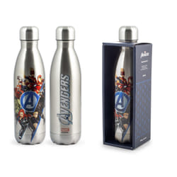 H&H Lifestyle 9856512 borraccia Uso quotidiano 500 ml Acciaio inox Multicolore