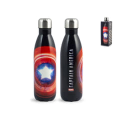 H&H Lifestyle 9889800 borraccia Uso quotidiano 500 ml Acciaio inox Multicolore