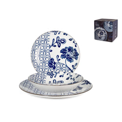Pengo 8887800 servizio da tavola 18 pz Porcellana Blu, Bianco