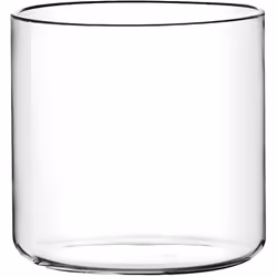 Bicchieri Chio Fusion 450 ml, confezione da 6 pezzi, borosilicato, trasparente. Forma del cerchio. Lavabile in lavastoviglie. ...