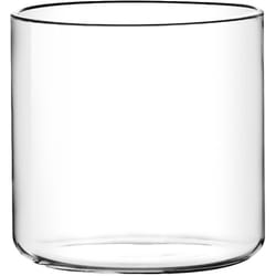 H&h - set 6 bicchieri fusion in vetro borosilicato trasparente cc 450