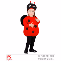 WIDMANN Coccinella (Costume Con Ali, Copricapo) (90-104 Cm / 1-3 Years)