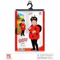 WIDMANN Coccinella (Costume Con Ali, Copricapo) (90-104 Cm / 1-3 Years)