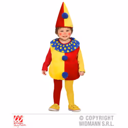 WIDMANN Pagliaccio (Costume, Cappello) (90-104 Cm / 1-3 Years)