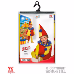 WIDMANN Pagliaccio (Costume, Cappello) (90-104 Cm / 1-3 Years)