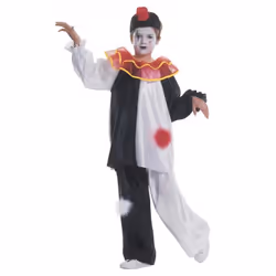 WIDMANN Pierrot (Casacca Con Collare, Pantaloni, Cappello) (128 Cm / 5-7 Years)